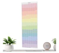 Calendrier mural 2026, 30,5 x 91,4 cm, grand planificateur, calendrier annuel - pour planifier l'organisation d'une salle d'école, de planifier la décoration