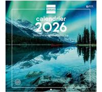 Calendrier Mural 2026 30 X 30 Cm 1 Mois Par Page Janvier ¿ Décembre 2026 + Sept.-Déc. 2025 (4 Mois) Réduits Calendrier 2026 Images Nature Français