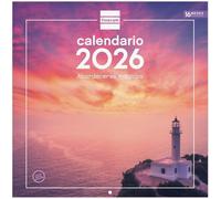 Calendrier mural 2026 30 x 30 cm avec vue mois janvier - décembre 2026 + sept. - Déc. 2025 (4 mois) réduits | Calendrier 2026 [A1]