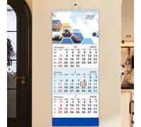 Calendrier mural 2026 à 3 volets verticaux, grand calendrier mural à suspendre pour l'école, le travail, le dortoir, l'appartement, l'hôtel, la gestion du temps