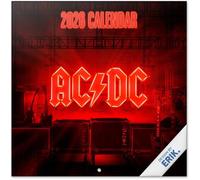 Calendrier Mural 2026 AC/DC | Calendrier Mensuel 2026-30x60cm - De Janvier à Décembre