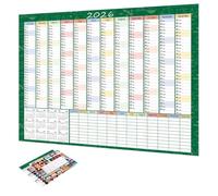 Calendrier Mural 2026 Agenda de Planning Grand Format 74x51cm avec