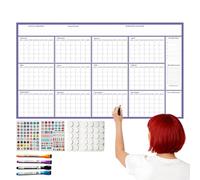 Calendrier Mural 2026 | Avec Marqueurs Planificateur Mensuel Et Quotidien,Calendrier Mural 2026 Grand Format 12 Mois - Pour Rendez-Vous Agenda Scolaire Vacances Planning Nouvel An Bureau Domicile
