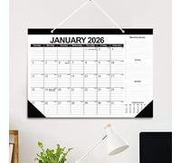 Calendrier Mural 2026 | Calendrier 18 Mois 2026-2027,Planificateur Annuel Pour Les Bureaux Les Anniversaires La Maison Les Collègues Le Voyage La Famille Le Bureau Le Réfrigérateur Et Le Mariage