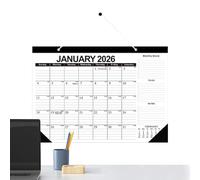 Calendrier Mural 2026 | Calendrier Annuel De 18 Mois,Agenda Pour Frigo Maison Bureau Voyage Anniversaire Fête Cadeau Famille Amis Mur