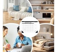 Calendrier Mural 2026 - Calendrier Annuel De 18 Mois - Fournitures de Bureau pour Bureau Maison Réfrigérateur Collègues Voyage Mariage Amis Famille et Anniversaire