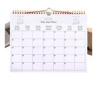 Calendrier mural 2026 | Calendrier mensuel multilingue pour maison avec | Planificateur culturel décoration pour école, bureau, maison, chambre, famille, salle de classe - salon familial
