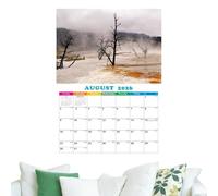 Calendrier mural 2026 - Calendrier mural format horizontal 2026 | Agenda suspendu pour organisation de voyages, affaires, école, travail, rendez-vous en famille