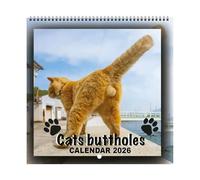 Calendrier mural -2026, Calendrier sur le thème du chat Organisateur de planification familiale | Outil de planification mensuelle Bureau Réfrigérateur Cuisine Chambre avec illustrations de chats ca