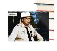 Calendrier Mural 2026, Calendriers Murals Inspiré Du Sheriff Buford Calendriers 2026, Calendrier Annuel Mural D’art De Film De 12 Mois, Cadeau De Noël Et De Vacances