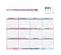 Calendrier mural 2026 en papier épais pour écrire doucement, calendrier mural mensuel pour notes, planification des horaires à l'école, bureau, salon, chambre, bibliothèque
