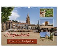 Calendrier mural 2026 format A3 paysage - Autour de Montpellier - Calendrier mensuel CALVENDO