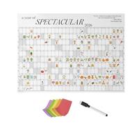 Calendrier Mural 2026 Grand Format,Planificateur Annuel 122x76 cm - Agenda Mural,Pour École Salon Chambre Bureau Salle de Classe Étudiants Enseignants Consultants Indépendants Atelier Studio