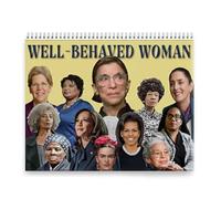 Calendrier mural 2026 inspirant pour femmes, calendrier féministe pour décoration murale d'intérieur (style A)