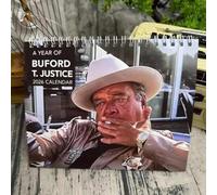 Calendrier mural 2026 inspiré du Sheriff Buford sur le thème Smokeyy et le Badiit, calendrier mural nostalgique amusant et nostalgique, cadeau de bureau rétro pour hommes, fans et décoration de bureau