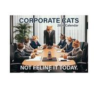 Calendrier Mural 2026 - Pages Mensuelles Sur Le Thème Des Chats, Agenda À Suspendre Sur 12 Mois Avec Portraits Félins, Outil D'organisation Créatif Pour Les Ménages Occupés, Décoration Intérieure, Gui