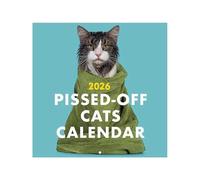 Calendrier mural 2026 Pissed Off Cat 2026, calendrier mural amusant, planificateur mensuel, décoration murale, cadeau pour les amoureux des chats