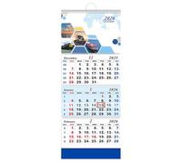 Calendrier mural 2026 : planificateur mensuel vertical, organisateur de 3 mois, outil de programmation domestique qui peut être accroché avec fonction de conception claire | Utilisation parfaite pour