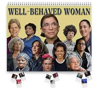 Calendrier mural 2026 pour femmes bien comportées, 27,9 x 21,6 cm, calendrier mural féministe célébrant les droits et l'autonomisation des femmes, C-alendar mural 2026, cadeau inspirant pour W-omen