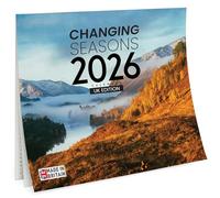 Calendrier mural 2026 - S'ouvre au format A3 mensuel avec 12 paysages britanniques haute résolution et vues panoramiques - Excellent cadeau d'anniversaire