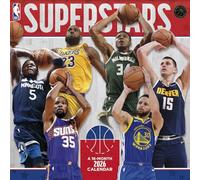 Calendrier mural 2026 Superstars de la NBA