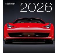 Calendrier mural 2026 - Voitures de rêve