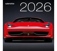 Calendrier mural 2026 - Voitures de rêve