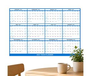 Calendrier Mural 2027 12 Mois Agenda Laminé Effaçable Sec et Humide | Calendrier Mural 12 Mois Pour Organisation Planning Rendez-vous École Emploi du Temps Maison Bureau Salle 24 comme deux soifs