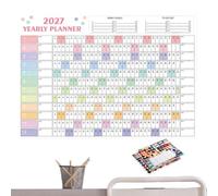 Calendrier mural 2027-12 mois double face, planificateur en épais 100g