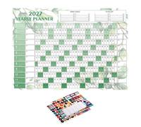 Calendrier mural 2027-12 mois double face, planificateur en épais 100g
