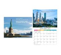 Calendrier mural 2027-2028 - Format A4 - 13 mois - - Écriture | Calendrier mensuel pour la lecture, la santé mentale, les études, les tâches scolaires, les exercices à domicile