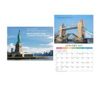 Calendrier mural 2027-2028 - Format A4 - 13 mois - - Écriture | Calendrier mural de bureau pour la lecture, la santé mentale, les études, les tâches scolaires, les exercices à domicile