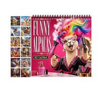 Calendrier Mural 2027 Alpacas Rigolos Avec Et Épais | Agenda Mensuel Adorable Sur Le Thème Des Alpagas Pour 12 Mois : Notes, Emplois Du Temps, Rendez-vous, Anniversaires