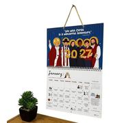 Calendrier Mural 2027 Épais 27,9 x 21,6 cm 12 Mois Décoration Chrétienne
