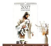 Calendrier Mural 2027 Histoires Bibliques Chrétiennes Jan-Déc 2027