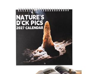 Calendrier mural 2027 illusion de nature géologique farce cadeau à