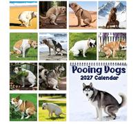 Calendrier mural 2027 - Motif chien - Planificateur hebdomadaire | Calendrier de 12 mois pour enseignant et étudiant, pour la maison, le bureau, la salle de classe, les fêtes universitaires