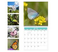 Calendrier mural 2027 Planificateur d'Emploi du Temps en Art Mural Papillon