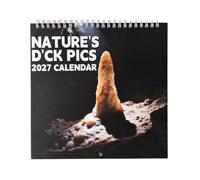 Calendrier mural 2027 | Planificateur mensuel Paper Nature Prank | Calendrier journalier | Idéal pour organiser facilement les études, les tâches scolaires, les tâches à domicile, le bureau, les