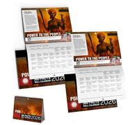 Calendrier mural « 365 faits marquants de l'histoire des Noirs » : Le pouvoir au peuple, l'esprit communautaire, un agenda inspirant, des faits quotidiens sur le patrimoine noir l'héritage (2Pcs)