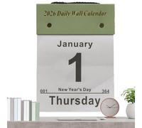 Calendrier Mural 365 Jours - Gestion d'Emploi du Temps sur Papier Épais | Calendrier Mural 2026 Avec 365 Jours,Pour Dortoir Salle De Classe Étudiants Adolescents Adultes Enseignants Amis