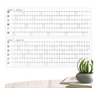 Calendrier mural annuel 2025 - Planificateur élégant pour le ministère de l'Intérieur, Calendrier mural annuel | Calendrier mensuel 2025 avec grandes boîtes de date, planificateur facile à lire pour