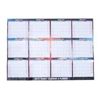 Calendrier Mural Annuel 2027 Effaçable à Sec, Planning Étoiles Double face | Papier Lignes Claires, Perspectives Mensuelles et Hebdomadaires, Format Horizontal ou Vertical, pour Bureau, École, Suivi