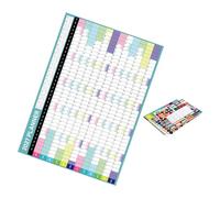 Calendrier Mural Annuel 2027 Planification, Grand Format | Papier Épais Double Face, Design Minimaliste Décoratif, Vérification Rapide des Dates, Espaces Partagés