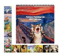 Calendrier mural artistique Agenda Peintures Célèbres Du Monde