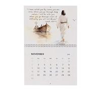Calendrier mural - Calendrier annuel inspirant 2025 | Motivation religieuse catholique biblique - Planificateur quotidien pour l'école, le bureau, la maison, le bureau, les enseignants, les