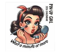 Calendrier mural, calendrier humour quotidien - Carnet rétro 2026 à suspendre pour femmes, hommes, décoration de chambre à coucher, lieu de travail, maison