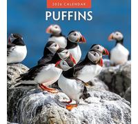 Calendrier mural carré 2026 Puffins Red Robin Publishing