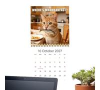 Calendrier Mural Chats 2027 Agenda Décoratif Photos Chatons