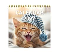 Calendrier Mural Chats 2027 Agenda Planning Photo Chats Drôles